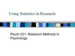 21.statistics - Illinois State University Department of Psychology