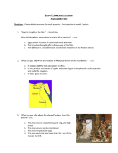 Egypt Common Assessment