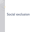 Social exclusion