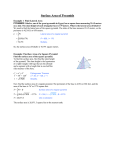 Surface Area of Pyramids