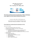 Clinical and Biomechanical Considerations of TADs in Challenging