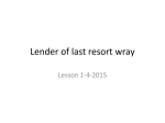 Lender of last resort