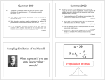 Interval Estimation II