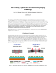 The Grating Light Valve: revolutionizing display technology