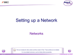 Unit 2 b. Setting up a Network