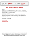 laser safety toolbox talk handout