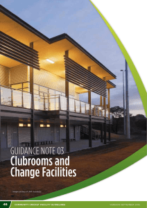 Clubrooms and Change Facilities