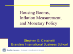 Inflation Following an Housing Boom