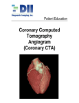 Coronary CTA Patient Education Information
