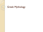 Greek Mythology and Literature