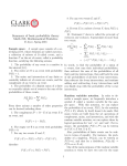 Summary of basic probability theory Math 218, Mathematical Statistics