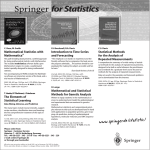 Springer for Statistics