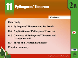 A. Pythagoras` Theorem
