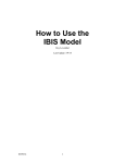 How to Use the IBIS Model