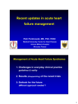 Recent updates in acute heart failure management - sha