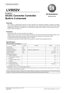 LV5052V - ON Semiconductor