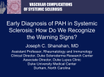 Signs of PAH