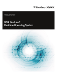 QNX Neutrino® Realtime Operating System