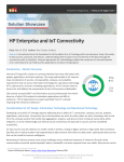 HP Enterprise and IoT Connectivity