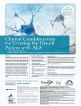 Clinical Considerations for Treating the Dental Patient with ALS