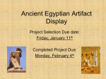 Ancient Egypt Project Description 2012