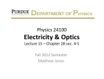 Lecture 17 - Purdue Physics