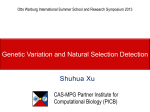 Genetic Variation and Natural Selection Detection