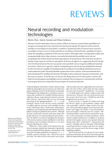 Neural recording and modulation technologies