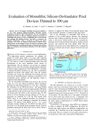 Evaluation of Monolithic Silicon-On-Insulator Pixel