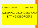 Sleeping Disorders and Eating Disorders [PPT]