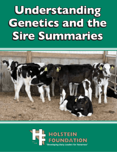 Understanding Genetics and the Sire Summaries