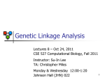 Rich Probabilistic Models for Genomic Data