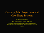 Geodesy and Map Projections