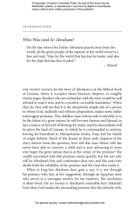 (and Is) Abraham? - Princeton University Press
