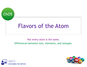 Flavors of the Atom