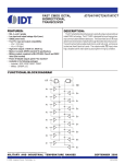 IDT54/74FCT245T/AT/CT - Integrated Device Technology