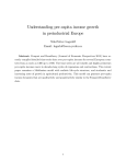 Understanding per$capita income growth in preindustrial Europe