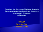 Asperger Disorder - Kansas State University