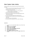 Solar System Scale Activity