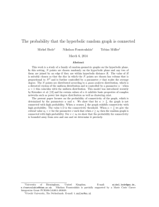 The probability that the hyperbolic random graph is connected
