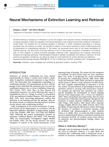 Neural Mechanisms of Extinction Learning and Retrieval