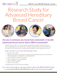 Research Study for Advanced Hereditary Breast Cancer