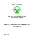 national contingency plan for animal and plant diseases
