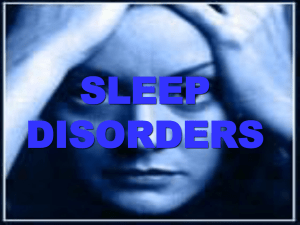 SLEEP DISORDERS