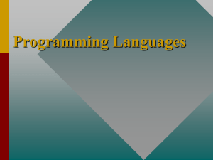 Programming Languages