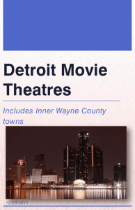 Detroit Movie Theatres - Movie