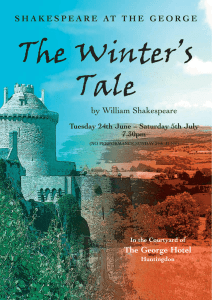 The Winter`s Tale Programme