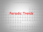 Periodic Trends