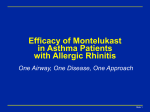 Asthma + allergic rhinitis