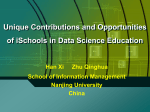 Unique Contributions and Opportunities of iSchools in Data Science